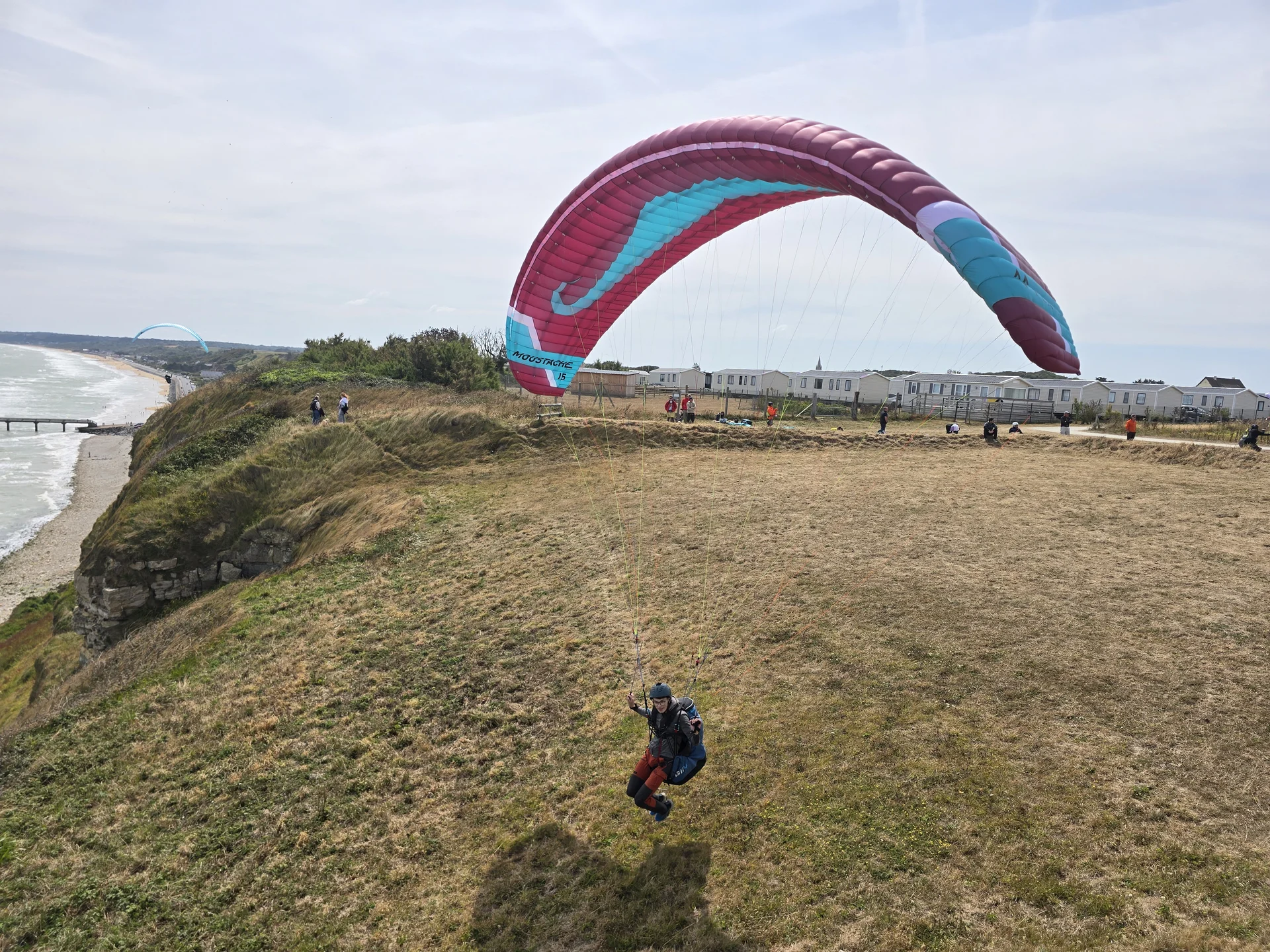 Session de Parakite en Normandie